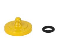 vhbw Bouton de déclencheur Compatible avec Fuji/Fujifilm X-T10 Appareil Photo - Pression Ergonomique, métal, Jaune