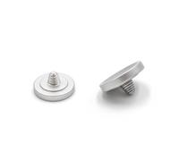 vhbw Bouton de déclencheur compatible avec Hasselblad 503CW appareil photo - Pression ergonomique, métal, argent
