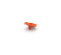 vhbw Bouton de déclencheur compatible avec Leica M-Monochrom, M-P, M Type 240 appareil photo - Pression ergonomique, métal, orange