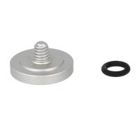 vhbw Bouton de déclencheur Compatible avec Leica M Type 240, M-Monochrom, M-P Appareil Photo - Pression Ergonomique, métal, Argent