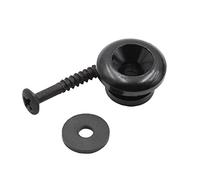 vhbw Bouton pour sangle de guitare, ceinture pour guitare classique, occidentale, basse, électrique - noir champignon