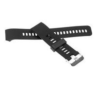 vhbw bracelet compatible avec Garmin Forerunner 35, 30 montre connectée - 13,5 + 9,4 cm silicone, Noir G