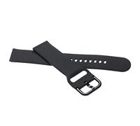 vhbw bracelet compatible avec Samsung Galaxy SM-R500, Watch Active montre connectée - 10 + 8,5 cm silicone noir