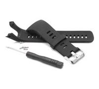 vhbw bracelet compatible avec Suunto Spartan Trainer Wrist HR montre connectée - 12cm + 9 cm silicone noir