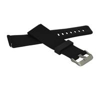 vhbw bracelet L compatible avec Fitbit Blaze montre connectée - 9,5 + 11,5 cm silicone, Noir G