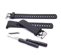 vhbw bracelet TPE compatible avec Suunto D4, D4i montre connectée - 16.3cm + 13,2 cm noir