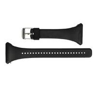 vhbw bracelet TPE L compatible avec Polar FT7m, FT4m, FT4f, FT7, FT4 montre connectée - 11,5cm + 8,5 cm, noir