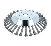 vhbw Brosse à désherber en métal dur compatible avec AL-KO BC301 outil de jardin, débroussailleuse - Ø 20 cm