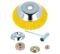 vhbw Brosse à désherber en nylon compatible avec Demon QR430, QR415 outil de jardin, débroussailleuse - kit d'accessoires
