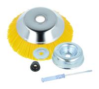 vhbw Brosse à désherber en nylon compatible avec Kawasaki outil de jardin, débroussailleuse - Ø 20 cm - kit d'accessoires