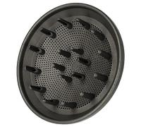 vhbw Buse diffuseur compatible avec Dyson Supersonic HD02, HD03, HD01, HD07 sèche-cheveux - 13,6 x 13,6 cm, 109 g gris foncé