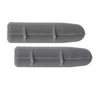 vhbw - Butoir de rail de roulement remplacement pour Fagor Brandt 32X4269 pour lave-vaiselle - Gris - Plastique - Intégré