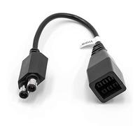 vhbw Câble Adaptateur AC pour Bloc d'alimentation Compatible avec Microsoft Xbox 360 Slim, One, 360 Console de Jeu - Convertisseur AC