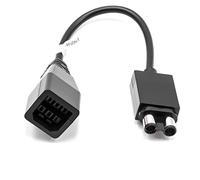 vhbw Câble Adaptateur AC pour Bloc d'alimentation Compatible avec Xbox 360 Console de Jeu - Convertisseur AC