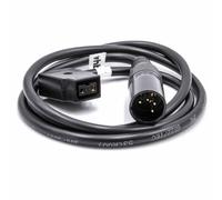 vhbw Câble adaptateur D-Tap (f) vers XLR 4 broches (m) compatible avec TVlogic LVM-170A appareil photo - 1 m Noir