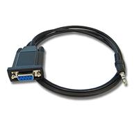 vhbw Câble adaptateur série RS-232 compatible avec Icom IC-t90A, IC-T8E, IC-T8A, IC-T90E PCs et périphérique - Câble, 13,5 cm, noir