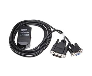 vhbw Câble adaptateur série RS-232 compatible avec Siemens Simatic S5 100U CPU 100 PCs et périphérique - Câble, 300 cm, noir