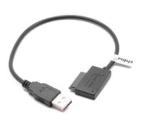 vhbw Slimline SATA II 13 vers Lecteur USB de CD DVD Câble Adaptateur