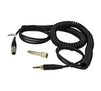 vhbw Câble audio AUX compatible avec AKG K271 MK II, K701, K702, K712 casque - Avec prise jack 3,5 mm, 100-300 cm, noir