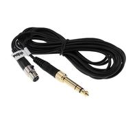 vhbw Câble audio AUX compatible avec AKG K240 MK II | K240 Studio, K271 MK II casque - Avec prise jack 3,5 mm, vers 6,3 mm, 300 cm noir