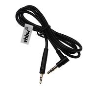 vhbw Câble audio AUX compatible avec AKG K845 | K840, Y40, N90Q, N90, K845BT, K840KL casque - Avec prise jack 3,5 mm, 100 cm noir
