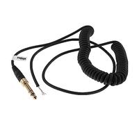 vhbw Câble audio AUX compatible avec Beyerdynamic DT 990, DT 990 Pro casque - Avec prise jack 3,5 mm, vers 6,3 mm, 100-300 cm, noir
