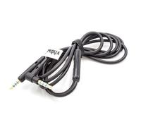vhbw Câble audio AUX compatible avec Bose QuietComfort QC35 II casque - Avec prise jack 3,5 mm, microphone, bouton de réponse d'appel, 150 cm noir