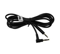 vhbw Câble audio AUX compatible avec Creative Aurvana Live 2 casque - Avec prise jack 3,5 mm, noir