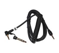 vhbw Câble audio AUX compatible avec Monster Beats by Dr. Dre Beats EP casque - Avec prise jack 3,5 mm, vers 6,3 mm, 150 cm noir