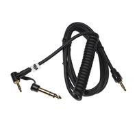 vhbw Câble audio AUX compatible avec Monster Beats by Dr. Dre Solo HD, Solo RED casque - Avec prise jack 3,5 mm, vers 6,3 mm, 150 cm Noir