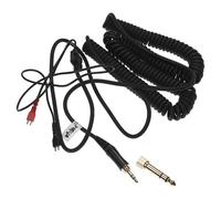 vhbw Câble audio AUX compatible avec Sennheiser HD 450 II, HD 480 Classic casque - Avec prise jack 3,5 mm, vers 6,3 mm, 1,5 - 4 m, noir