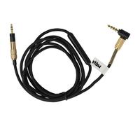 vhbw Câble audio AUX compatible avec Sennheiser Momentum 2.0 HD350BT, HD4.30, HD4.50 HD casque - Avec prise jack 3,5 mm, 140 cm noir