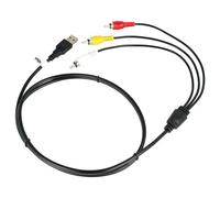 vhbw Câble audiovisuel USB vers RCA compatible avec lecteur de disque