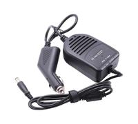 vhbw Chargeur Allume-Cigare Compatible avec Dell Latitude D631N, D640, D630N, D610, D631, D620, D630 Ordinateur Portable - Chargeur 12V Noir 4.62 A