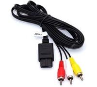vhbw Câble composite audio vidéo compatible avec Nintendo 64, GameCube, N64, NGC, SFC (SNES) console de jeux - Câble AV de 150 cm G