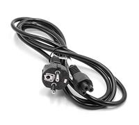 Vhbw Câble D'alimentation Cordon Électrique Schuko Secteur Prise C5 En Trèfle Mickey Mouse 2m Pour Pc Portable, Monitor, Imprimante