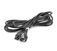 Vhbw Câble D'alimentation Cordon Électrique Schuko Secteur Prise C5 En Trèfle Mickey Mouse 3m Pour Pc Portable, Monitor, Imprimante