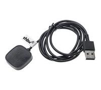 vhbw Câble de charge compatible avec Fitbit Sense, Versa 3 smartwatch, montre de fitness - Station de charge, noir, magnétique - 1m G