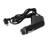 vhbw Câble de Charge Prise Allume-Cigare Micro-USB 12V 1,0 A Compatible avec Motorola Sholes Tablet, Quench, ME722, Prise coudée Noir 11,8 cm