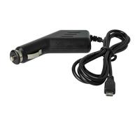 vhbw Câble de charge prise allume-cigare micro-USB 12V 1,0 A compatible avec Nokia 215 noir 12 cm
