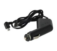 vhbw Câble de charge prise allume-cigare micro-USB 12V 1,0 A compatible avec Olympia Touch 2, Touch, Viva Colour, prise coudée noir 11,8 cm