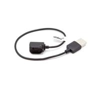 vhbw Câble de Charge USB Compatible avec Plantronics Voyager Legend Bluetooth Headset oreillette - Câble de Charge Noir