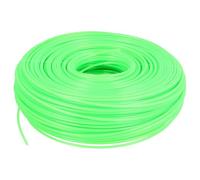 vhbw Câble de coupe 2mm vert 100m pour tondeuses à gazon et débroussailleuses par ex. Bosch, Einhell, Gardena, Husqvarna, Makita, Stihl, Wolf Garten