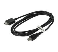 vhbw Câble de données USB-C compatible avec Sony Walkman NWZ-S638F, NWZ-S638FREDWM, NWZ-S618F, NWZ-S618FBLK, NWZ-S636F lecteur MP3 - noir, 150 cm