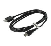 vhbw Câble de données USB-C compatible avec Sony Walkman NWZ-S765, NWZ-S774, NWZ-S739F, NWZ-S764, NWZ-S774BT lecteur MP3 - noir, 150 cm