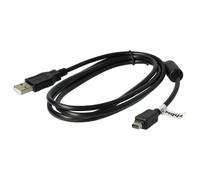 vhbw Câble de données USB compatible avec Olympus Traveller SH-21, SH-25MR appareil photo - Cordon adaptateur, 14,3 cm