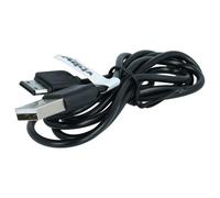 vhbw Câble de données USB compatible avec Samsung GT-B3410, GT-C3060, GT-C3510, GT-C5212i, GT-C6112, GT-C6712, GT-E1081T, GT-E1130téléphone - noir 100cm