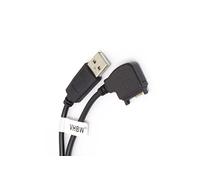 vhbw câble de données USB pour Nokia 3230, 3250, 3300, 5500, 5500 Sport, 6085, 6086, 6111, 6125, 6131, 6136, 6151, 6170, 6230 téléphone Portable Noir
