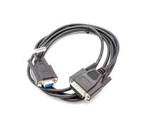 vhbw Câble adaptateur série RS-232 compatible avec Siemens Simatic OP25, OP17, OP15, OP35, OP27 PCs et périphérique - Câble, 300 cm, noir