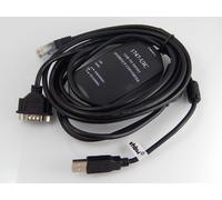 vhbw Câble de programmation USB pour système de commande Allen Bradley MicroLogix 1474-L531, 1747-L20, 1747-L30, 1747-L40, 1747-L511 et USB-1747-UIC